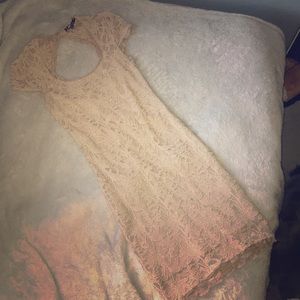 Nude Lace Dress